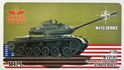 Armada Hobby N72191 M47 I. (3D resin printed kit) 1/72