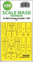 Art Scale 200-M48256 Douglas B-26K Counter Invader canopy frame paint mask (inside and outside) 1/48