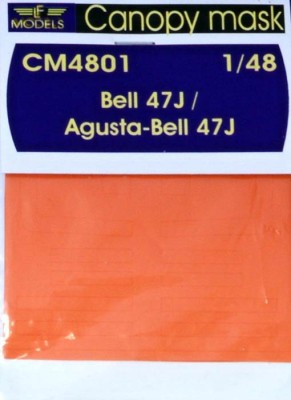 Lf Model CM4801 Canopy mask Bell 47J/Agusta-Bell 47J 1/48