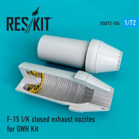Reskit RSU72-0104 F-15 I/K closed exh. nozzles (GWH) 1/72