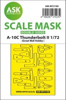 Art Scale 200-M72100 Fairchild A-10C Thunderbolt II- double-sided self-adhesive fit mask 1/72