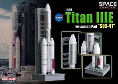 Dragon 56342 Космический аппарат Titan IIIE w/Launch Pad &quot;SLC-41&quot; (1/400)