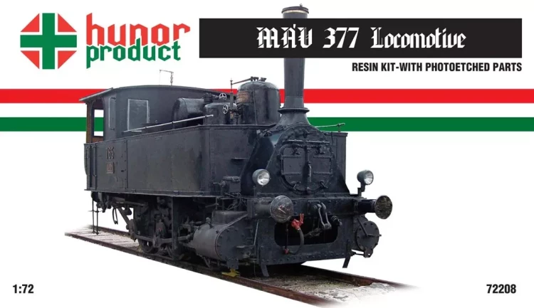 Hunor Product 72208 MAV 377 Locomotive (3D resin kit) 1/72