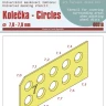 Peewit M00018 Universal mask - Circles (7,0 - 7,9 mm)