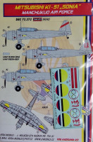 Kora Model DEC72273 Mitsubishi Ki-51 SONIA (Manchukuo AF) декали декали 1/72