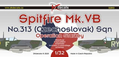 Dk Decals 32013 No.313 Sqn Operation Starkey (3x camo) 1/32