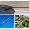 Model Gun MG-3547 Немецкая 150-мм пушка L/37 (или L/40) для Lowe и VK7201 (K), с дульником (Amusing Hobby) 1/35