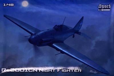 Sword 48013 Reggiane Re 2001CN Night Fighter (2x camo) 1/48