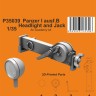 CMK P35039 Panzer I Ausf.B - Headlight and Jack (ACAD) 1/35