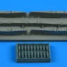 Aires 4936 Sepecat Jaguar GR.1/GR.1a pylons w/o covers 1/48