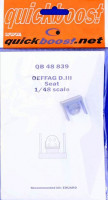 QuickBoost QB48839 OEFFAG D.III seat (EDU) 1/48