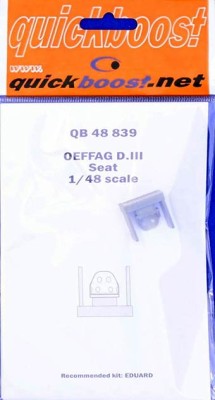 QuickBoost QB48839 OEFFAG D.III seat (EDU) 1/48