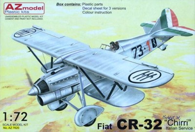 Az Model 76020 Fiat CR-32 Chirri Italian Service (3x camo) 1/72