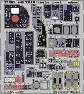 Eduard 32863 A-6E TRAM interior 1/32
