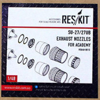 Reskit RSU48-0013 Su-27/27UB exhhaust nozzles (ACAD) 1/48