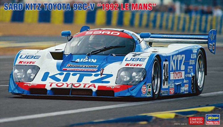 Hasegawa 20706 Third Kits Toyota 92C-V "Ле-Ман 1992" (Limited Edition) 1/24