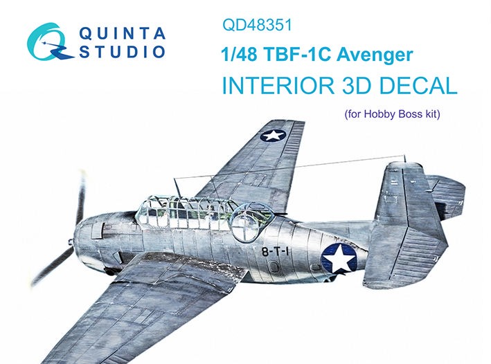Quinta studio QD48351 TBF-1C (Hobby Boss) 1/48