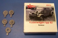 A-resin 48072	 Kubelwagen typ 82 колеса 1/35