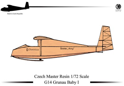 CZECHMASTER CMRG72014 1/72 Grunau Baby I