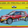 REJI MODEL DECRJ2430D 1/24 Fabia S2000 IRC YPRESS Rally 2009 (Duval)