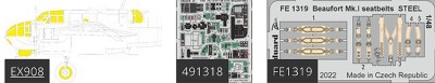 Eduard BIG49360 Beaufort Mk.I PART I (ICM) 1/48