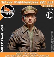 Sarmat Resin SRB001 Летчик американских ВВС, WWII 1/10