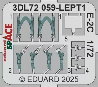 Eduard 3DL72059 E-2C SPACE (HELL) 1/72