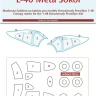 Peewit M48045 Canopy mask L-40 Meta Sokol (KP) 1/48