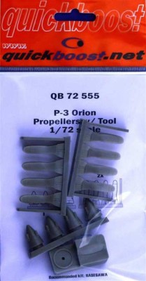 QuickBoost QB72555 P-3 Orion propellers w/tool (HAS) 1/72