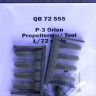 Quickboost QB72 555 P-3 Orion propellers w/tool (HAS) 1/72