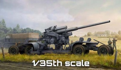 Hobby Boss 84545 Немецкое 12,8см зенитное орудие Flak-40 1/35
