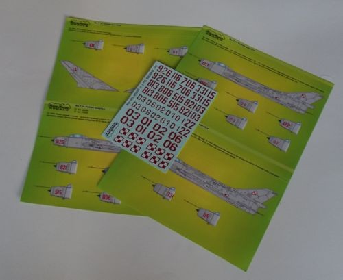 Model Maker Decals D48009A Sukhoi Su-7 in Polish service 1/48