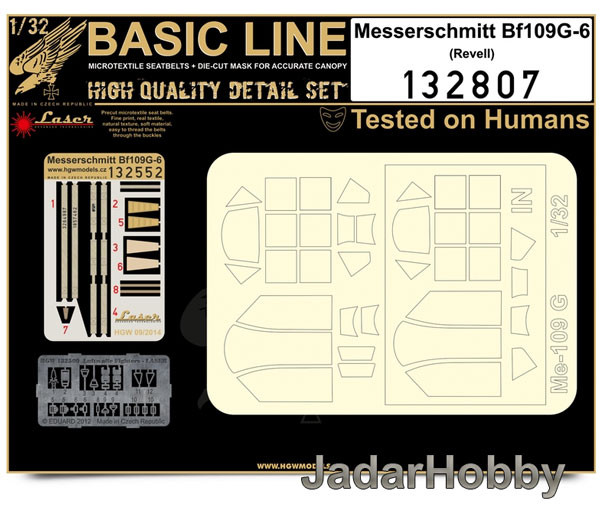 HGW 132807 Bf-109 G-6 - Basic Line 1/32