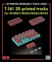 RFM 3028 3D печатные рабочие траки T-161 для M109A7/M2A3/M2A4/M7A3 1/35