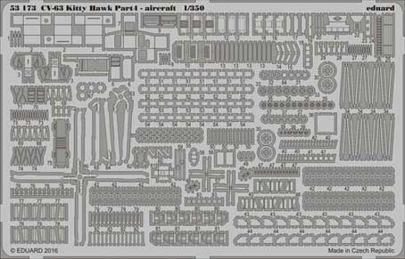 Eduard 53173 CV-63 Kitty Hawk aircraft pt. 4 1/350