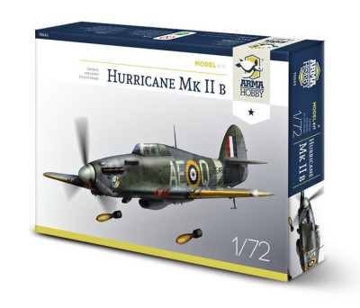 Arma Hobby 70043 Hurricane Mk IIb Model Kit (2x camo) 1/72