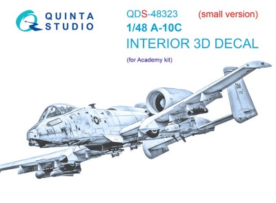 Quinta studio QDS-48323 A-10C (Academy) (Малая версия) 1/48