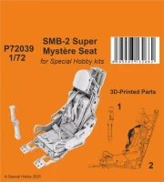 CMK P72039 SMB-2 Super Mystere seat (SP.HOBBY) 1/72