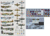 Dk Decals 72058 Fighter-bombers over W.Europe,MTO,CBI,Pacific 1/72
