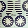 Kora Model 48066 Decals Fiat BR.20 Ruth Chinese Air Force 1/48