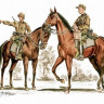 CMK F72180 Wehrmacht mounted infantry set (2.fig + 2 horses) 1/72