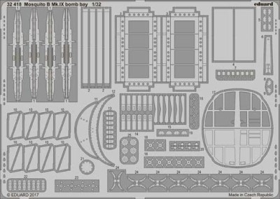 Eduard 32418 Mosquito B Mk.IX bomb bay 1/32