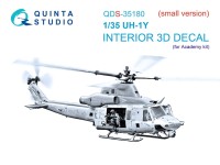Quinta studio QDS-35180 UH-1Y (Academy) (малая версия) 1/35