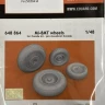 Eduard 648864 BRASSIN Mi-8MT wheels (ZVE) 1/48