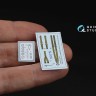 Quinta Studio QR+48103 Комплект ремней для истребителя Великобритании, с середины ВМВ (с металлическими пряжками) 1/48