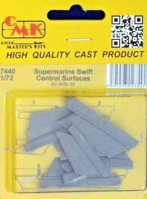 CMK 7440 Supermarine Swift Control Surfaces (AIRFIX) 1/72