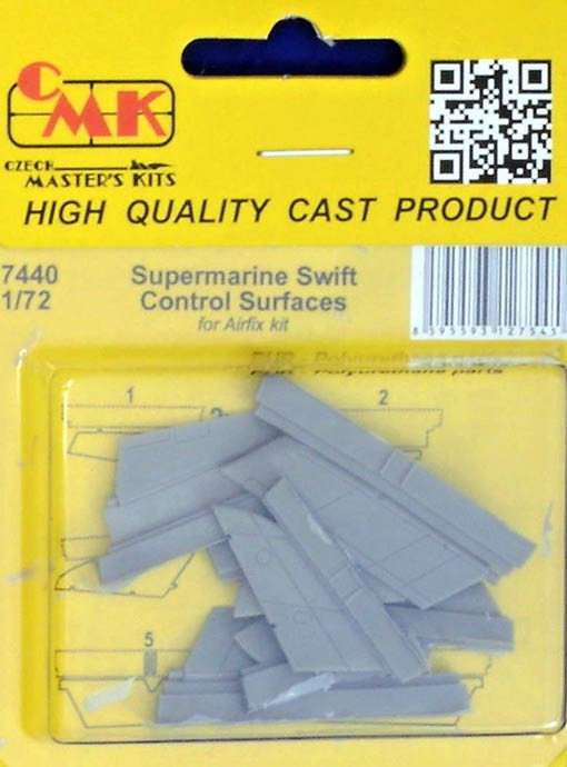 CMK 7440 Supermarine Swift Control Surfaces (AIRFIX) 1/72
