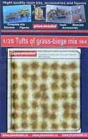 Plusmodel 564 Tufts of grass (beige mix) 1/35