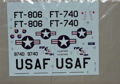 LF Model C4897 Decals F-80C Shooting Star over Korea (+mask) 1/48