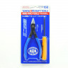 Tamiya 74158 Комплект : Кусачки с синими ручками + крестовая отвертка с магнитным наконечником